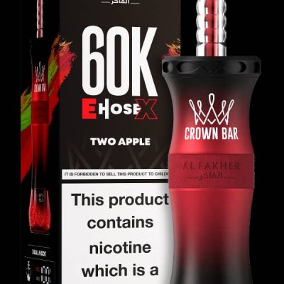 Al Fakher Crown Bar E Hose X 60K – Disposable Vape Device